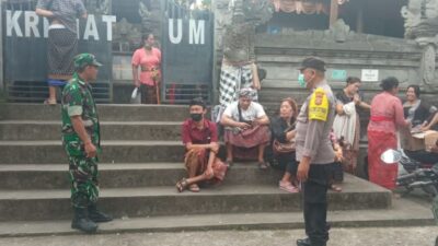 Ciptakan Situasi Yang Kondusif, Babinsa Pantau Krematorium Bebalang antisipasi Hal – Hal Yang Tidak Diinginkan