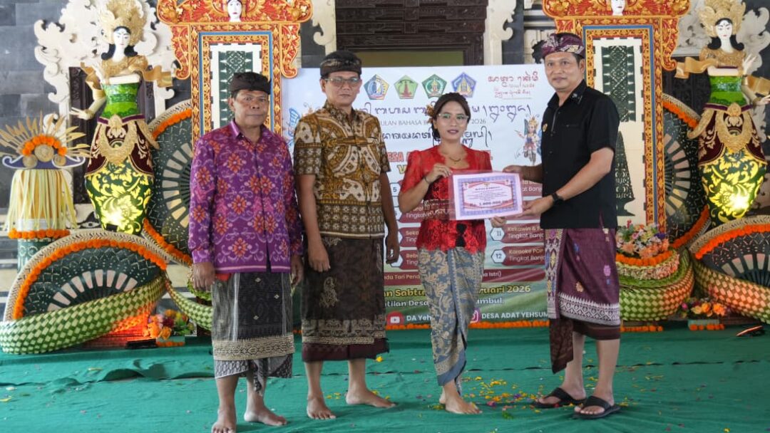 Resmikan PW Paramartha Widya Kumara, Bupati Kembang: Tanamkan Adat Dan Budaya Dresta Bali Sejak Dini