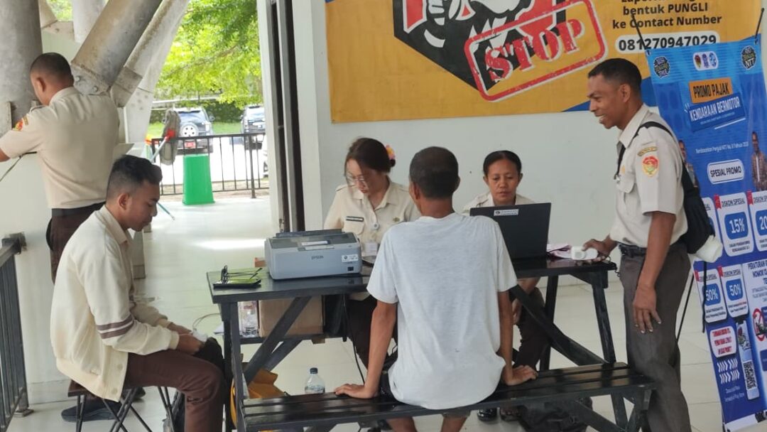 PLBN Motaain Hadirkan Pasar Murah Dan Samsat Keliling, Masyarakat Perbatasan Sambut Antusias