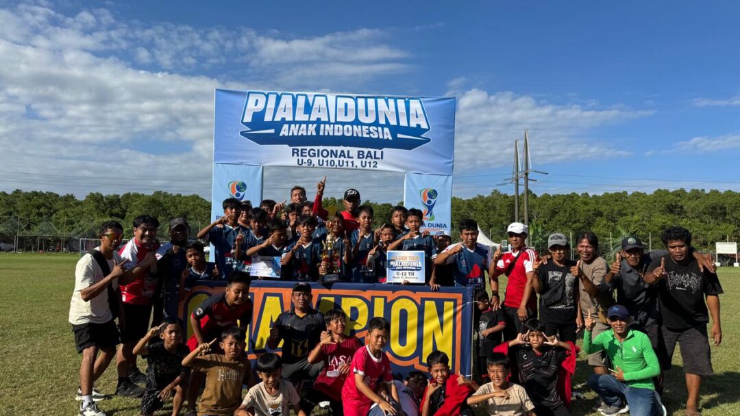 SSB Manistutu United Juara 1 Piala Dunia Anak Indonesia Region Bali