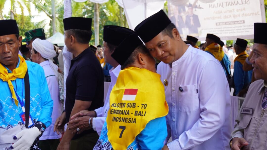 Bupati Jembrana Lepas 90 Calon Jamaah Haji, Pemkab Tingkatkan Fasilitas Akomodasi Di Surabaya