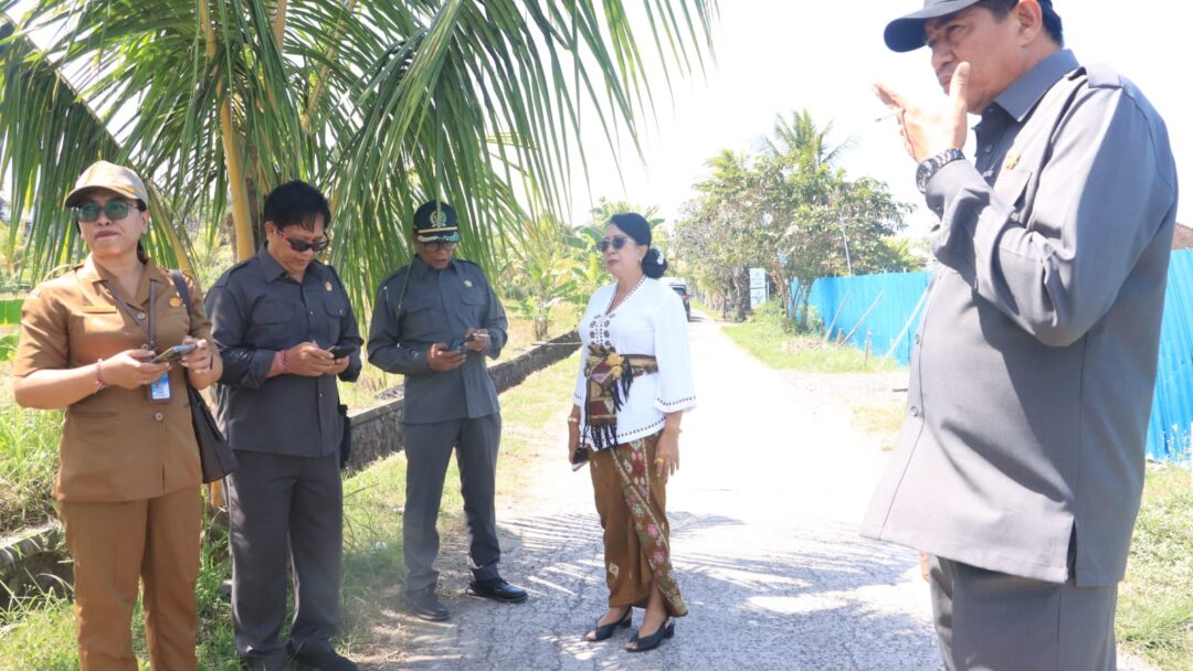 DPRD Jembrana Sidak Pembangunan Di Kawasan Lahan Sawah Dilindungi Pulukan