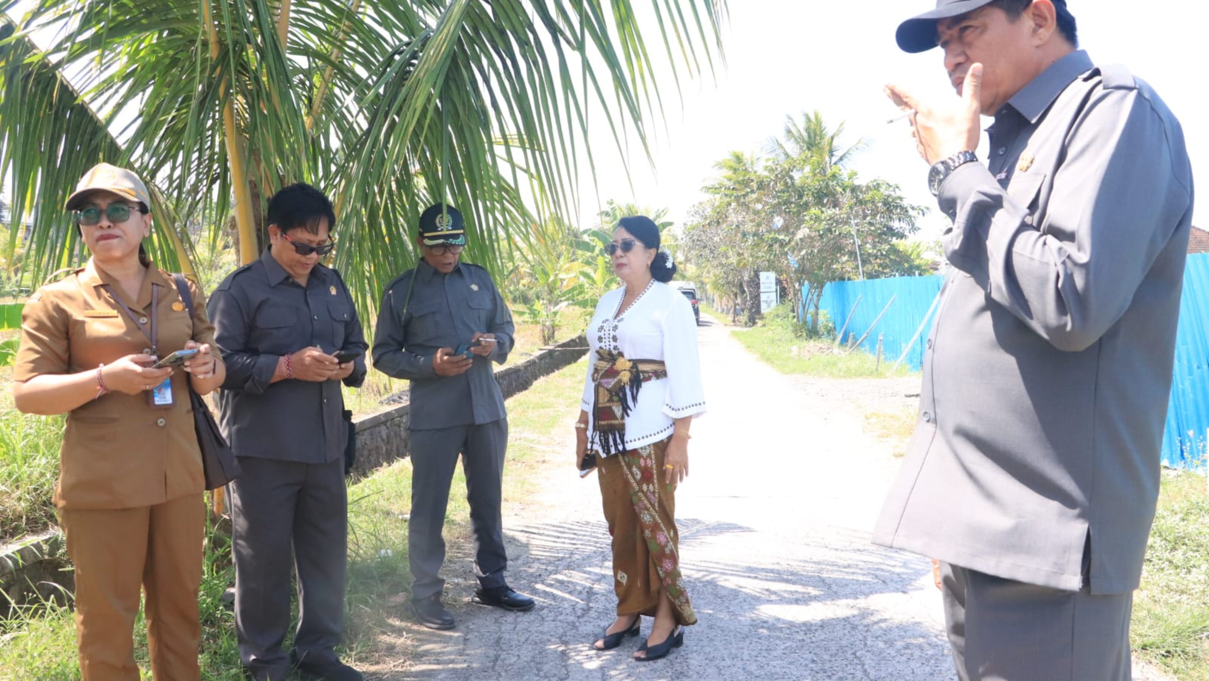 DPRD Jembrana Sidak Pembangunan Di Kawasan Lahan Sawah Dilindungi Pulukan