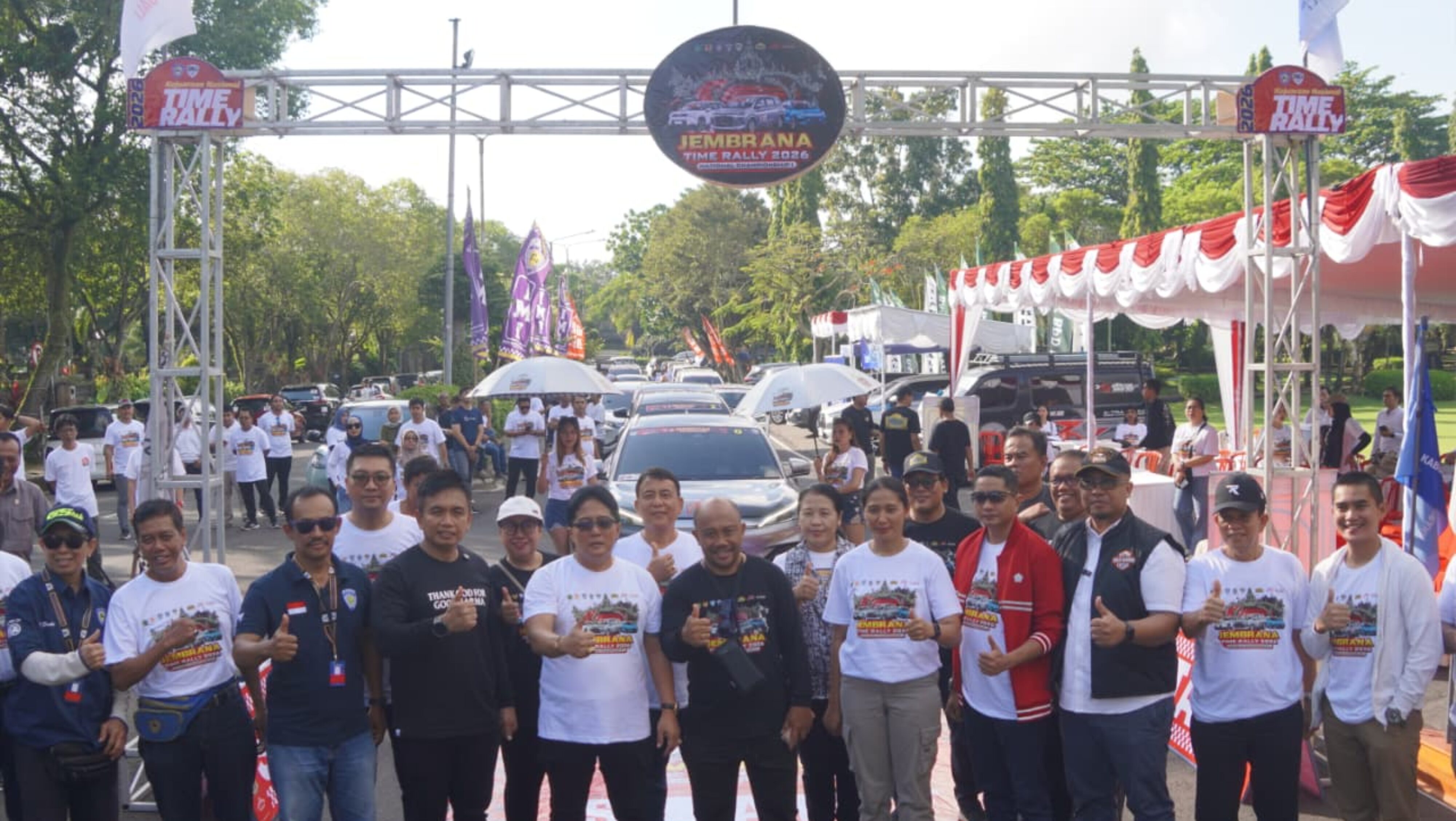 Diikuti Puluhan Peserta, Jembrana Tuan Rumah Perdana Kejurnas Time Rally 2026
