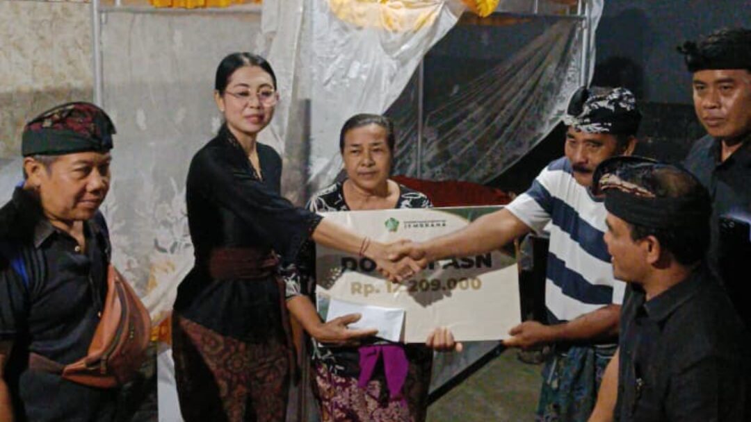 Beri Atensi Besar Pada PMI, Pemkab Jembrana Salurkan Donasi ASN Dan Fasilitasi Pemulangan Jenazah PMI Meninggal Di Jepang