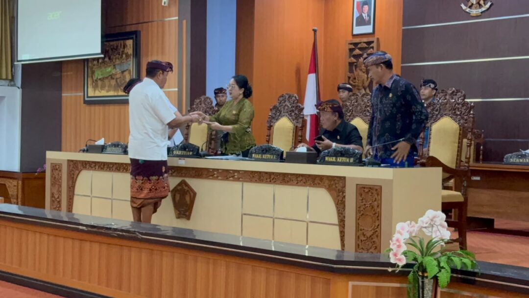 DPRD Jembrana Bahas Dua Ranperda Penting Dalam Rapat Paripurna I Masa Persidangan III Tahun Sidang 2025/2026