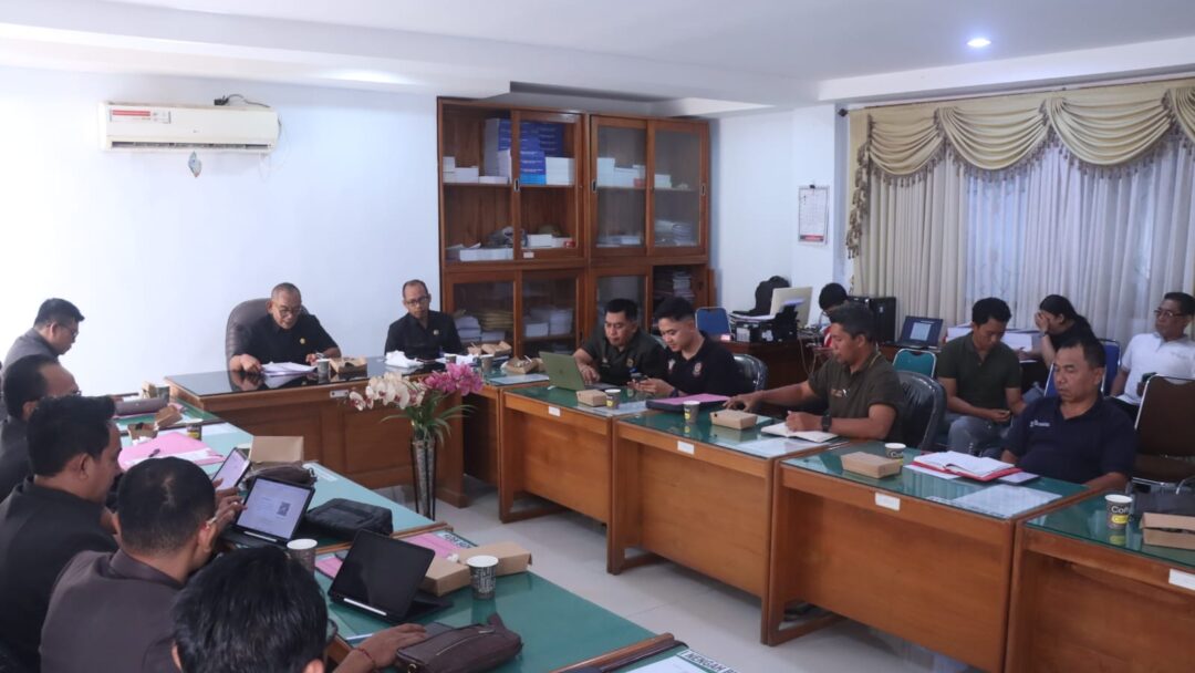 Komisi I DPRD Jembrana Gelar Raker Bahas Ranperda Ketertiban Umum, Perda Lama Dinilai Tidak Sesuai Lagi Perkembangan Zaman