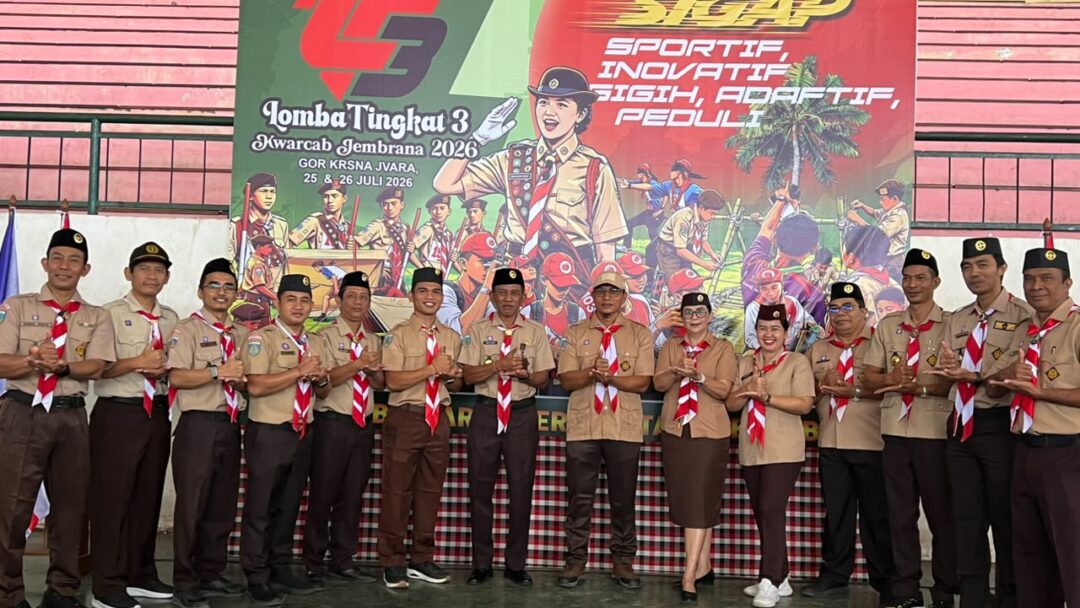 Buka Lomba Regu Tingkat III Pramuka, Sekda Jembrana: Tempat Belajar Jadi Pribadi Yang Tangguh