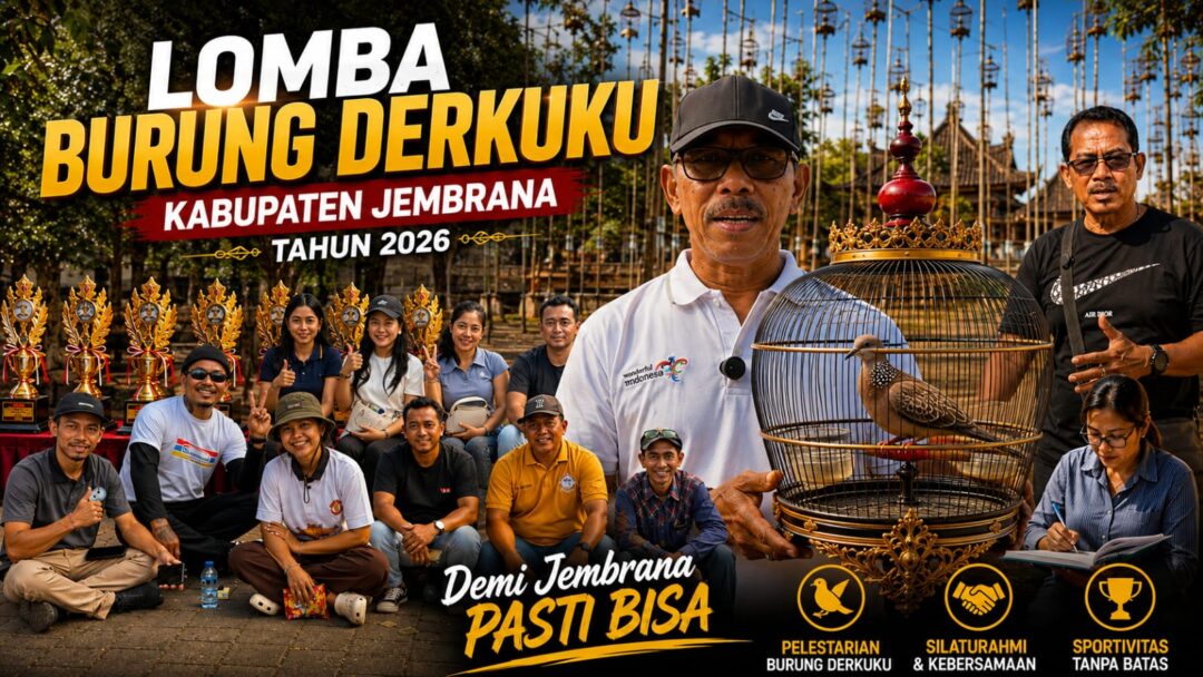 Lomba Derkuku Meriahkan HUT Kota Negara Ke-131 Kabupaten Jembrana