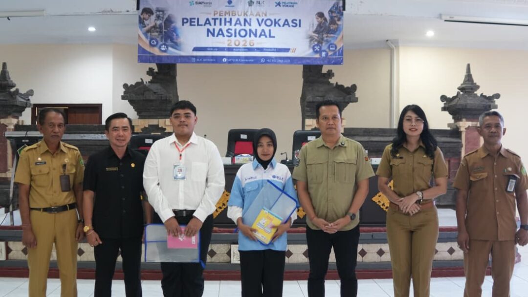 Tingkatkan Kompetensi SDM, Bupati Kembang Buka Pelatihan Vokasi Nasional Batch 3