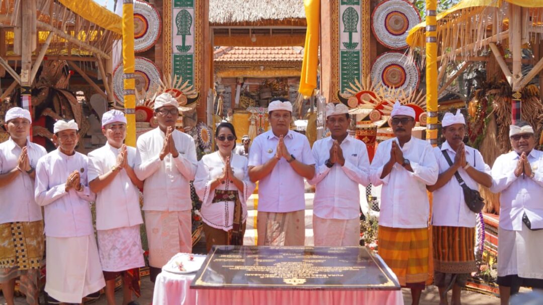 Karya Agung Ngenteg Linggih Desa Adat Ekasari Labdakarya, Bupati Kembang Puji Semangat Gotong Royong Krama