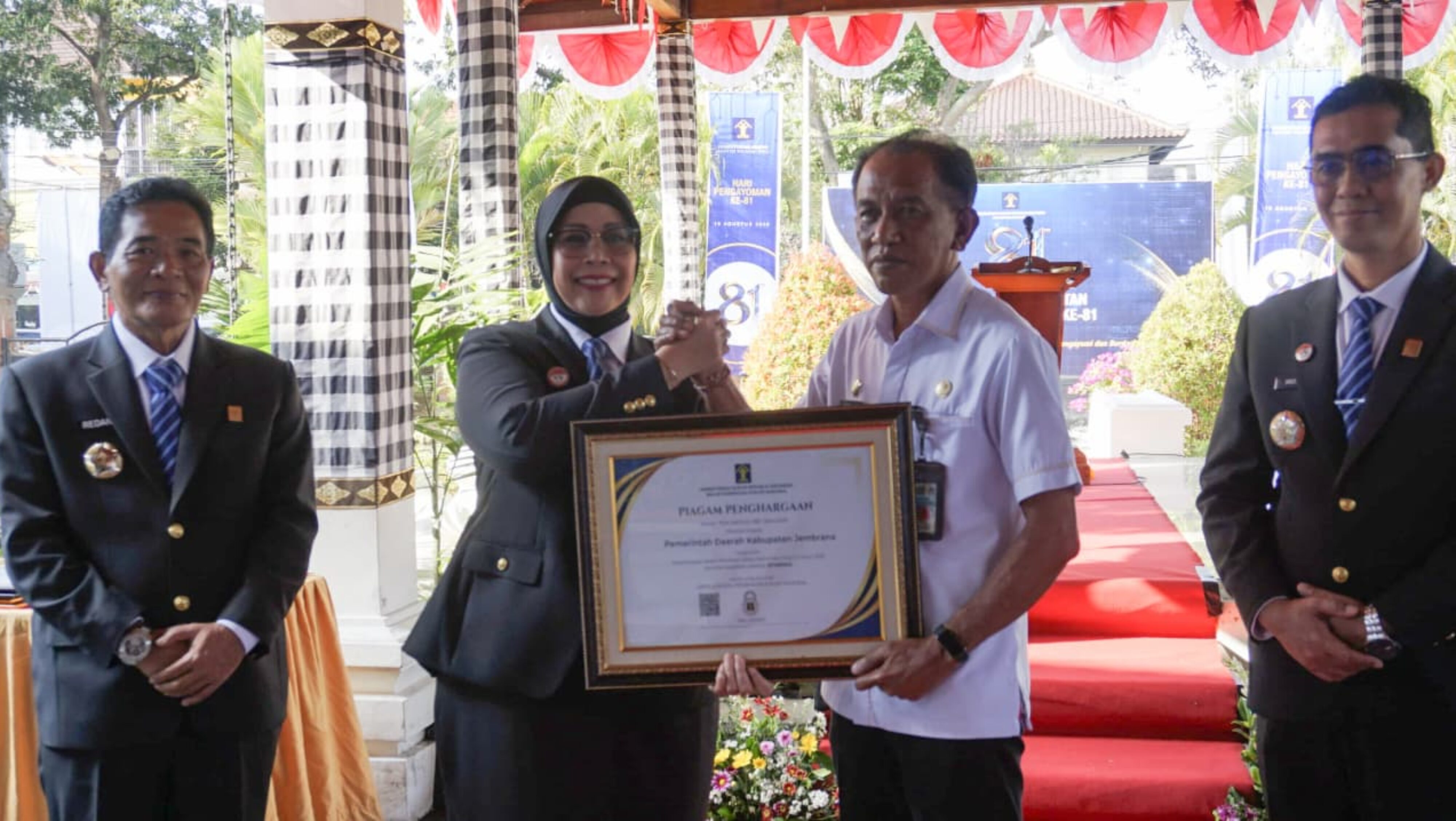 Indeks Reformasi Hukum Jembrana Sabet Peringkat II Se-Bali