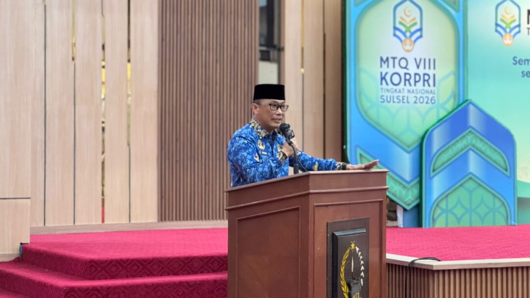 MTQ VIII Korpri Nasional 2026 Sulsel Jadi Persembahan Terakhir, Prof Zudan: Sudah Saatnya Regenerasi!
