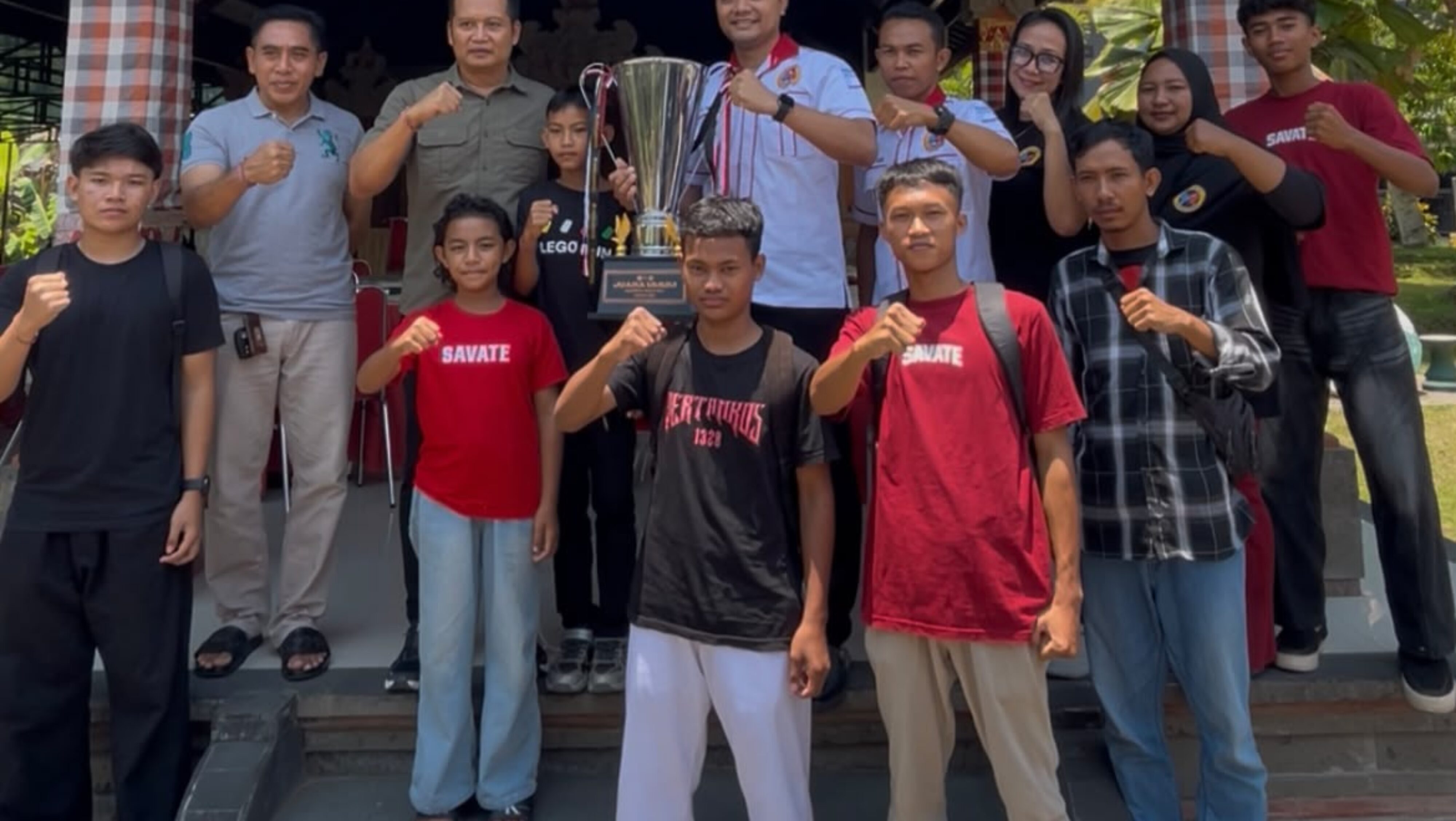 Borong 12 Emas, Savate Jembrana Juara Umum Kejurprov Bali 2026, Bupati Kembang Target Tambahan Emas Porprov
